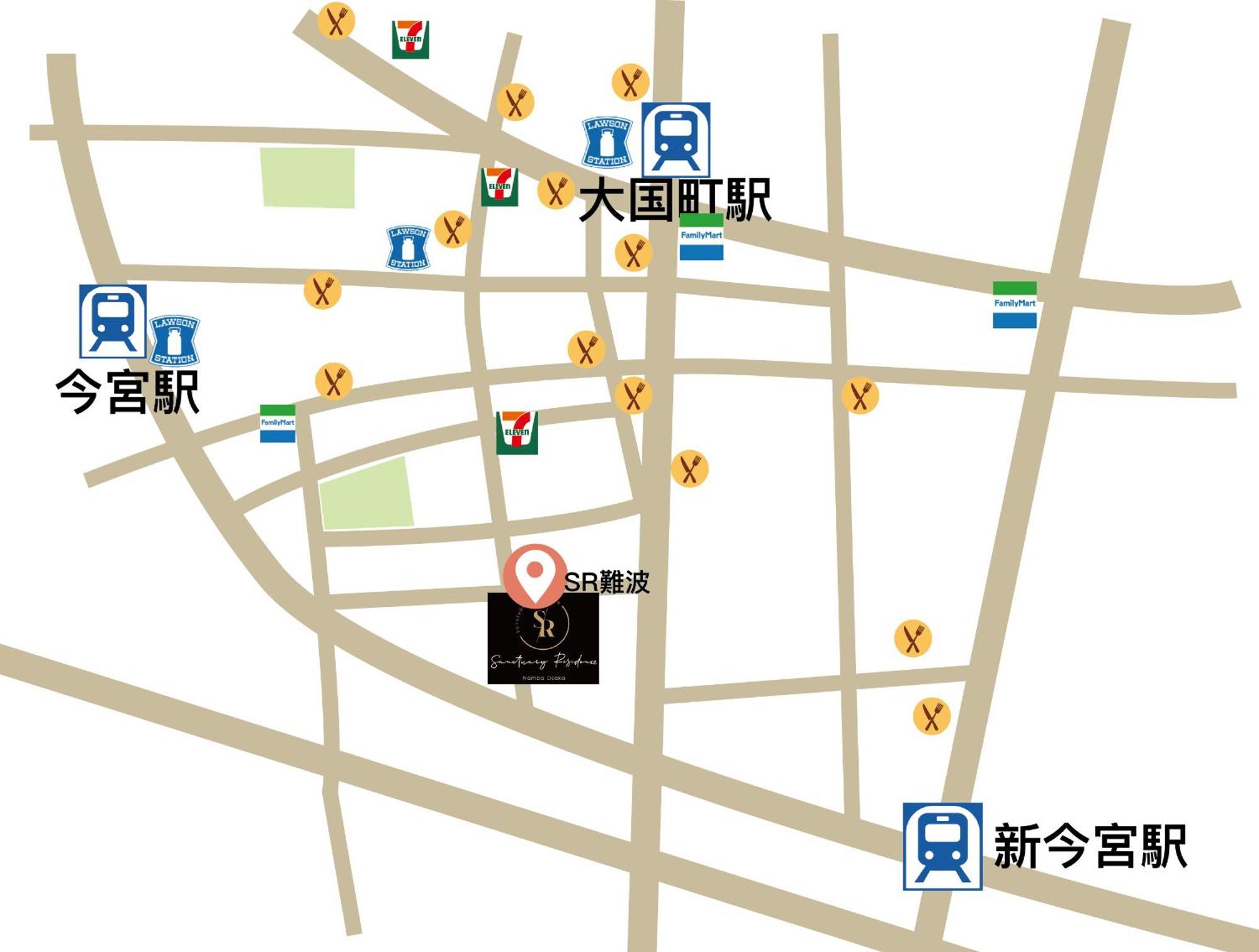 Sr Namba -Sanctuary Residence- โอซาก้า ภายนอก รูปภาพ
